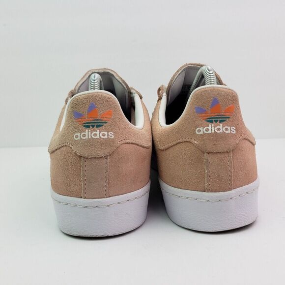 Adidas Superstar Vulc ADV Mens Sz 6.5 Womens Sz 7.5 Pale Pink Suede Skate Shoes main image 9